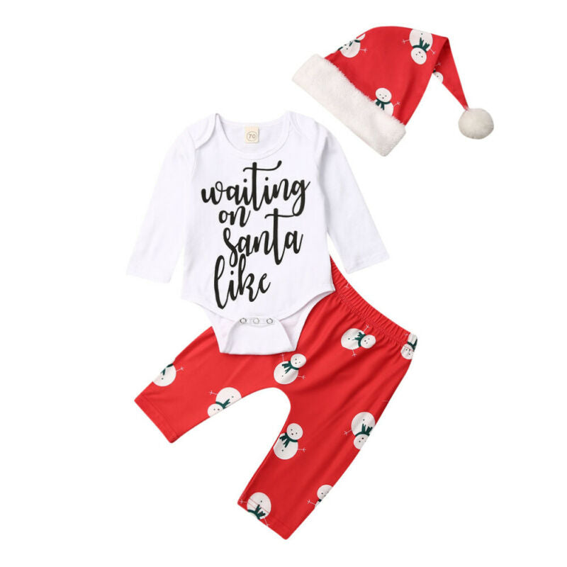 My First Christmas Baby Boy Girl Clothes Sets